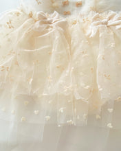 Load image into Gallery viewer, Bows Valentines Sitter neutral romper
