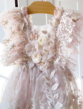 Load image into Gallery viewer, Mauve sitter romper. OOAK
