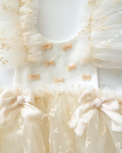 Load image into Gallery viewer, Bows Valentines Sitter neutral romper
