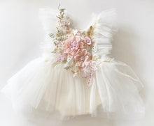 Load image into Gallery viewer, Ballerina White sitter romper
