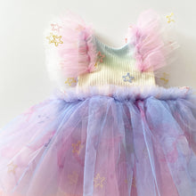 Load image into Gallery viewer, Rainbow unicorn sitter romper
