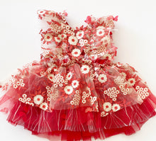 Load image into Gallery viewer, Merry red sitter romper
